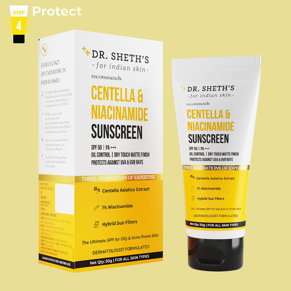 Centella & Niacinamide Oil & Acne Control Sunscreen - Kusha