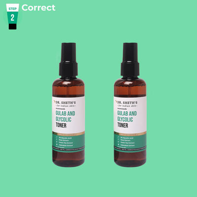 Gulab & Glycolic Toner - 100ML (Pack of 2)