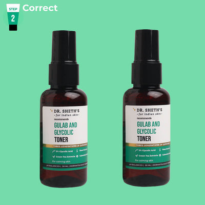 Gulab & Glycolic Toner - 50ML (Pack of 2)