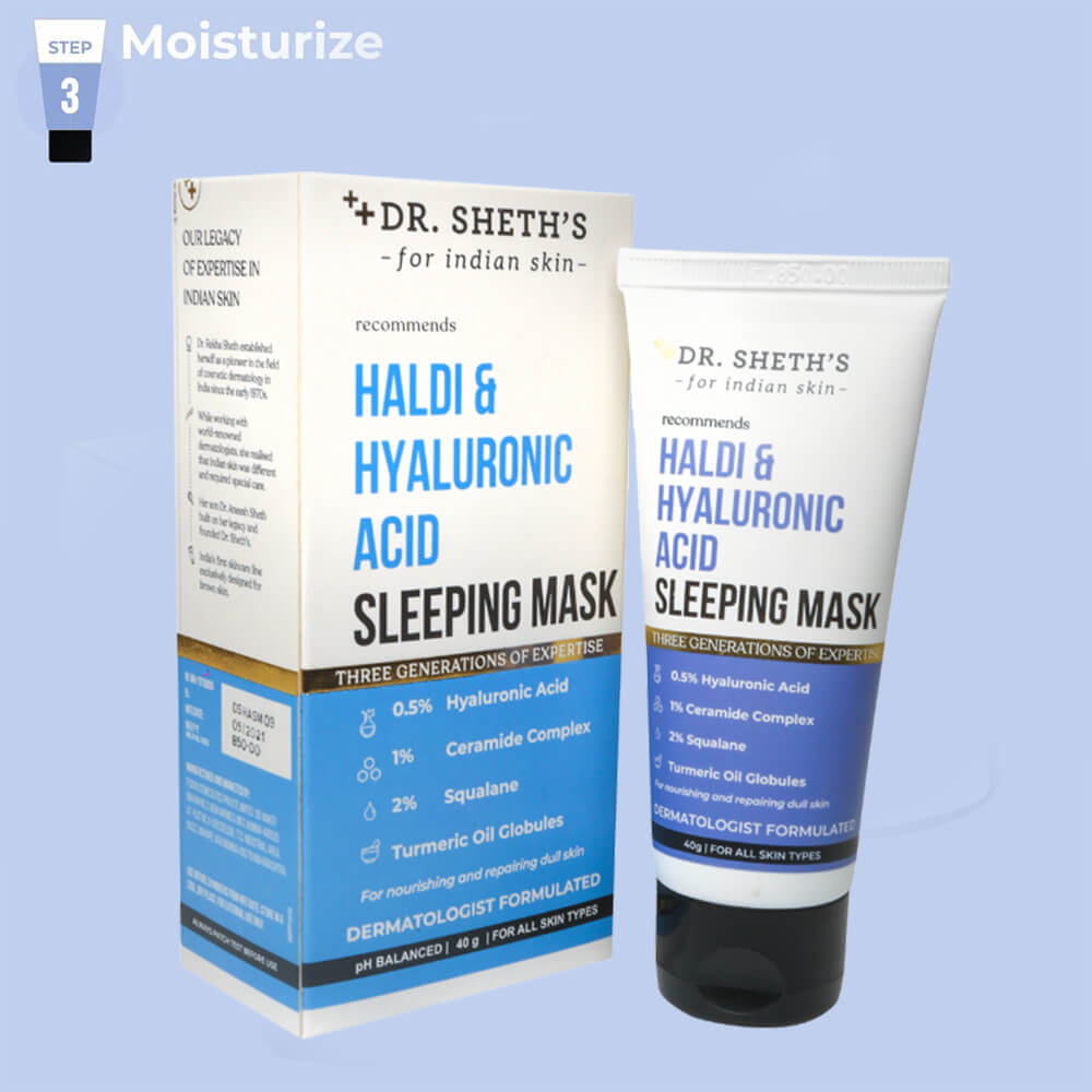 Haldi & Hyaluronic Acid Sleeping Mask - 40g