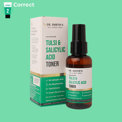 Free: Tulsi & Salicylic Acid Toner - 50ML