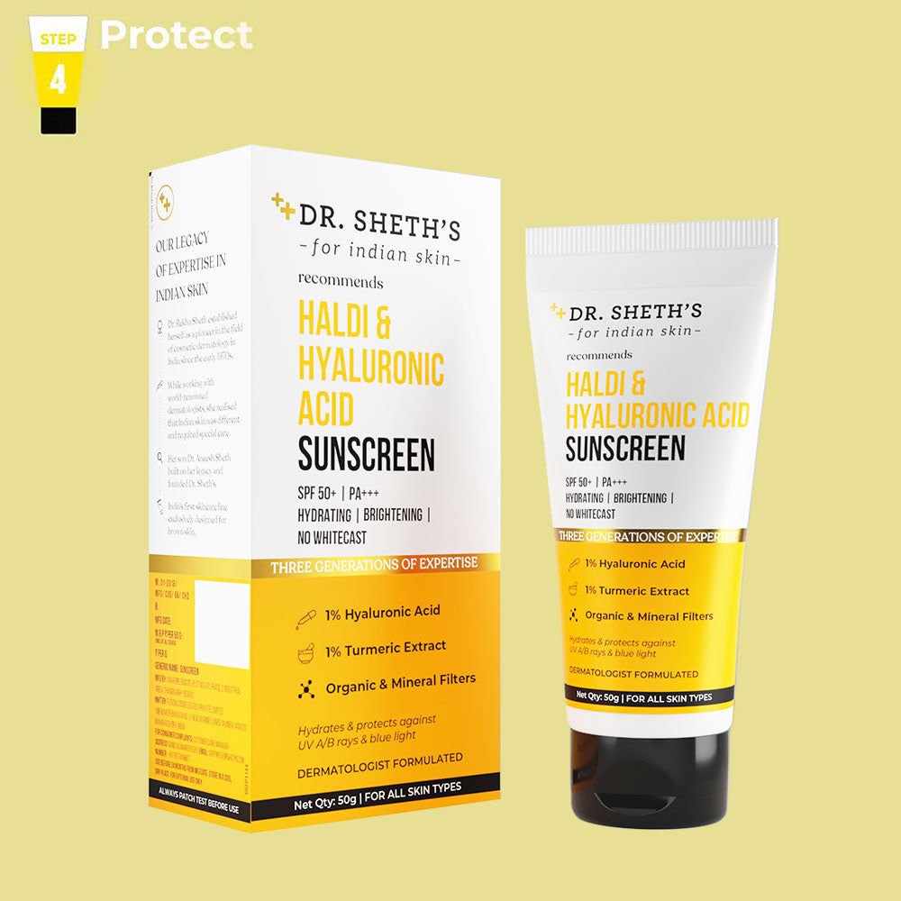 Haldi & Hyaluronic Acid Sunscreen - Pack of 2